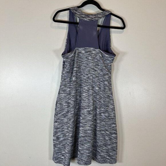 MPG Mondetta Performance Gear Travel Black Purple Grey White Dress Zig Zag L - Picture 10 of 11